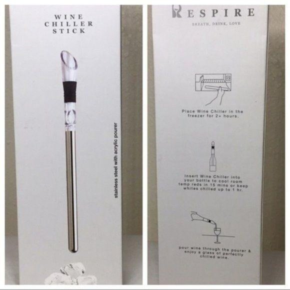 Respire Dining Wine Chiller Stick New In The Wrapper Box Poshmark